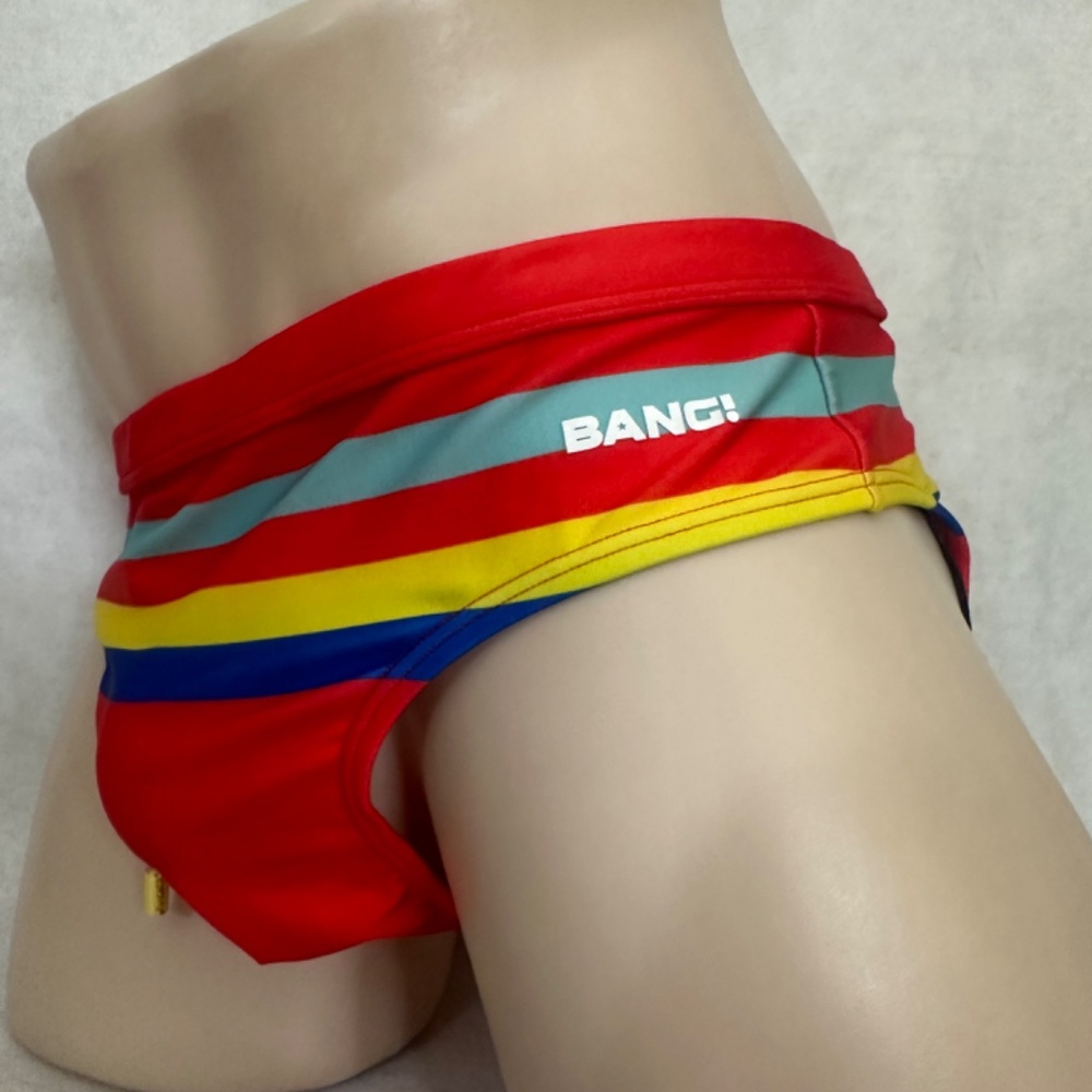 Bang Swimsuit XL runs small 35-36" waist XXL 37-38" waist New with tags - Picture 6 of 10